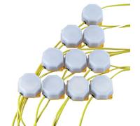 Draper 110v 22m Festoon String Lights,10 x 4Watt SMD LED On Site Lighting, 90094