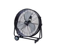 Draper 110V Drum Fan With Handle Large Rubber Wheels 24" 610mm 125W Ventilation