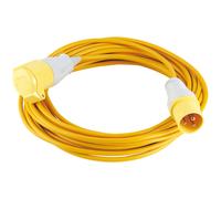Draper 110V Extension Lead Cable With 16A Plug & Socket 14m x 1.5mm Yellow
