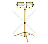 Draper 110V SMD LED Tripod Site Light, 2 x 30W, 6600 Lumens