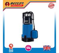 Draper 110V Submersible Dirty Water Pump with Float Switch, 216L-min, 750W 98920