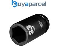 Draper 11899 Draper Hi-TORQ Deep Impact Socket, 3/4" Sq. Dr., 33mm