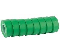 Draper 11914 Expert Insulation Tape, 10m x 19mm, Green, Pack of 8