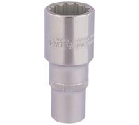 Draper 11937 Elora Deep Bi-Hexagon Socket, 1/2" Sq. Dr., 24mm