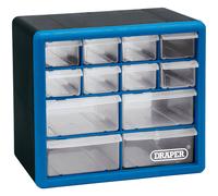 Draper 12 Drawer Organiser Impact-resistant Size 260 x 160 x 230mm 12014