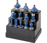 TCT Router Bit Set, 1/2"" (12 Piece)