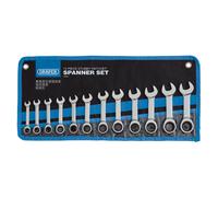 Draper 12 Piece HI-TORQ® Stubby Ratchet Spanner Set Metric 8 - 19mm 27931