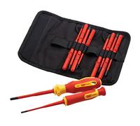 Draper Screwdriver Set XP1000 Extra Slim - 12-Piece Interchangeable, Portable with Case - 70867