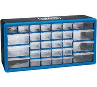 Draper 12015 30 Drawer Impact Resistant Plastic Cabinet/Organiser 500x160x255mm
