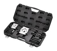 Draper 12388 Double Bearing Separator and Puller Set (12 Piece), Black