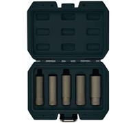 Draper 12423 Wheel Nut Double Socket Set, 3/8" Sq. Dr. (5 Piece)