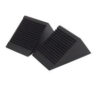 Draper 125 x 60 x 78mm Rubber Wheel Chocks | 2 Piece Levelling Ramps