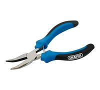 Draper Soft Grip Bent Nose Mini Pliers, 125mm 12540