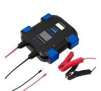 Draper 12A 6/12V Smart Battery Charger With Light 32283