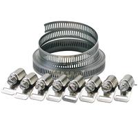 Draper Loose Hose Clip Band Set 12mm 3m