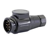 Draper 99659 12V 13-Pin Euro Twin Inlet Towing Plug each 1