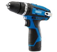 Draper 70257 12V Combi Drill & Impact Driver, 2 x 1.5Ah Batteries, 1 x Fast Charger