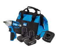 Draper 12v Cordless 3/8" Drive Impact Wrench 2 x 4ah Li-ion Charger Bag