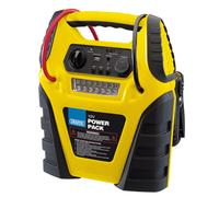 Draper 12 Volt Power Pack Booster fitted with Compressor - Yellow/black