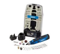 Draper 70298 12V Rotary Multi-Tool Kit, 1 x 1.5Ah Battery, 1 x Fast Charger (50 Piece)
