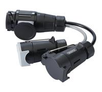 Draper 99661 13-Pin Euro To 7-Pin N-Type/7-Pin S-Type Converter each 1