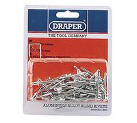 Draper 13557 Blind Rivets, 4.8mm x 6.4mm, Blue, Pack of 50