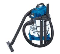 20L 1250W 230V Wet and Dry Vacuum Cleaner with Stainless Steel Tank