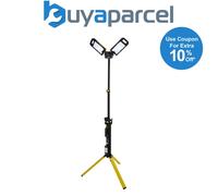 Draper 13885 230V LED Rechargeable Tripod Site Light, 50W, 5000 Lumens