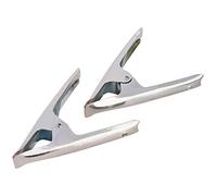 Draper 13950 Spring Clamp Set, 50mm Capacity, 33.8cm x 15.2cm x 3.2cm, Silver, Pack of 2