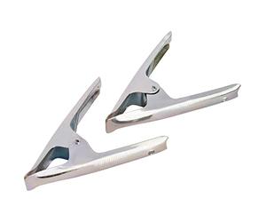 Draper 13950 Spring Clamp Set, 50mm Capacity, 33.8cm x 15.2cm x 3.2cm, Silver, Pack of 2