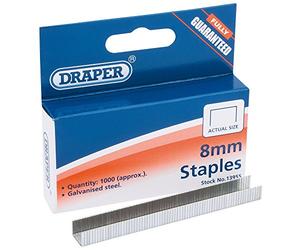 Draper 13955 1000 x 8mm Heavy Duty Staples