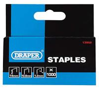 Draper Heavy Duty Staples, 14mm (Pack of 1000)
