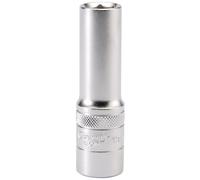 Draper 13mm 6 Point Metric Deep Socket 1/2"D Chrome Satin Finish 16646
