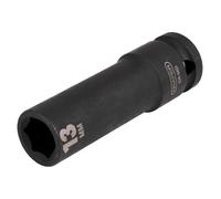 Draper 13mm Deep Impact Socket 1/2" Dr 6 Point Hex Chrome Vanadium Steel 12740