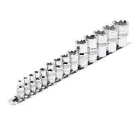 Draper Expert 34415 Draper Tx-Star® Socket Set 1/4in 3/8in & 1/2in Sq. Dr. (14 Piece) per set