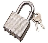 Draper 14020 Laminated Steel Padlock, 40mm, 17cm x 9.5cm x 3cm