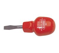 Draper 14095 186 Plain Slot Cabinet Pattern Chubby Screwdriver, 6mm x 38mm