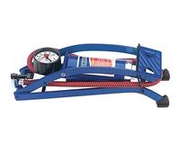 Draper 14172 Single Cylinder Foot Pump with Pressure Gauge, 29.6cm x 9.8cm x 8.6cm,Blue