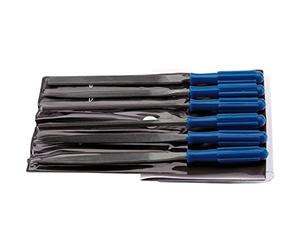 Draper 14185 Warding File Set with Handles, 100mm, 6 Pcs