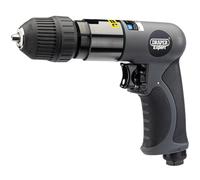 Draper 14258 Composite Body Soft Grip Reversible Air Drill with 10mm Keyless Chuck, 3/8" Drive