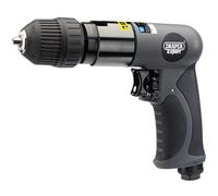 Draper 14258 Composite Body Soft Grip Reversible Air Drill with 10mm Keyless Chuck, 3/8" Drive