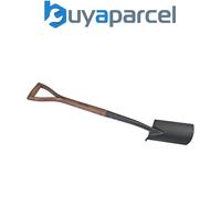 Draper 14305 Carbon Steel Border Spade with Ash Handle