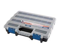 Draper Adjustable Matrix Organiser Case QC12P - Multi-Compartment, Blue 12-Inch