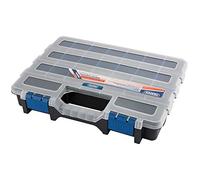 Draper Adjustable Matrix Organiser Case QC12P - Multi-Compartment, Blue 12-Inch