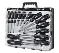 Draper 14pc Hard Grip Screwdriver Set - 13587 - Magnetic Tips, CRV Blades