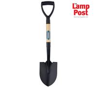 Draper 15072 Heavy Duty 700mm Mini Digging Shovel Spade Round Point Steel Blade