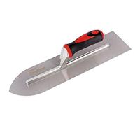 Draper 15095 Soft Grip Flooring Trowel (400mm), Black/red/Silver