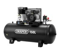 Draper 150L 230V Belt-Driven Air Compressor without wheels 2.2kW/3hp 55304
