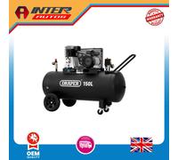 Draper 150L Belt-Driven Air Compressor, 2.2kW-3hp 55305