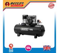 Draper 150L Belt-Driven Air Compressor without wheels, 2.2kW-3hp 55304